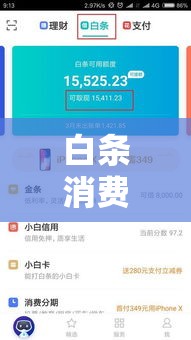 白条消费额度取现，白条消费额度取现什么意思