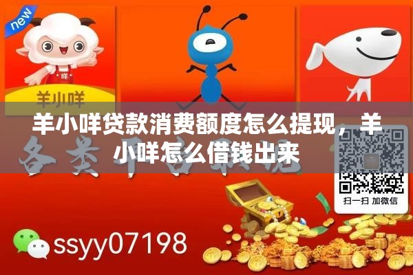 羊小咩贷款消费额度怎么提现,羊小咩怎么借钱出来