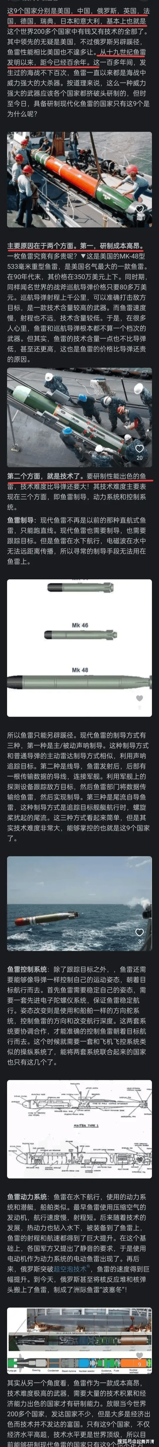 世界前十鱼雷排名（世界各国鱼雷排名）
